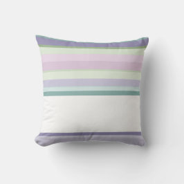 Almofada Purple, Neptune, sea green, and Lavender stripes