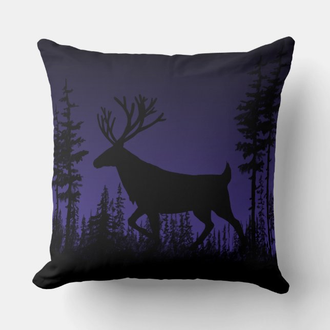 Almofada Púrpura Avelo Pavial Pavial Pôr-do-Sol (Frente)