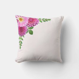 Almofada Púrpura Rosa Dahlia