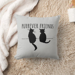 Almofada Purrever Friends Cute Cat Best Friends
