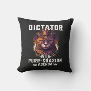 Almofada Pursursion Agenda Funny Bossy Cat