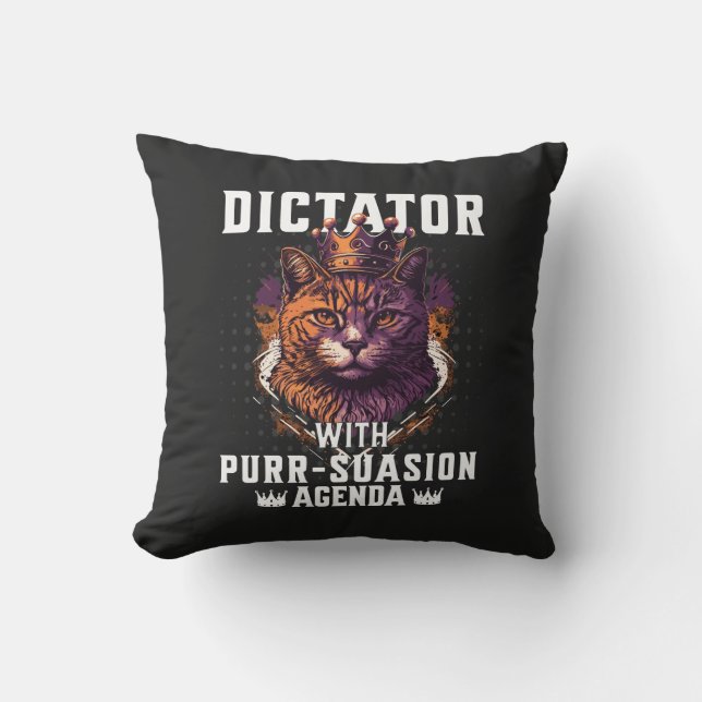 Almofada Pursursion Agenda Funny Bossy Cat (Frente)