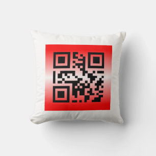 Almofada QR Code® dizendo: VOCÊ É AMADO