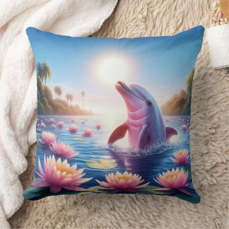 almofada quadrada com tema lendas do boto