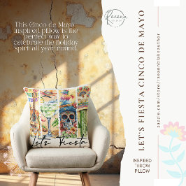 Almofada Quadrada de Lançamento da Festa do Cinco 