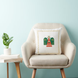 Almofada Quadrada de Natal | Festiva Personalizáve