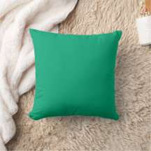 almofada quadrada esmeralda-verde com cantos suave