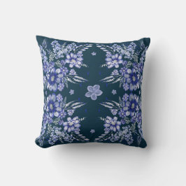 Almofada Quadrado Vintage Azul