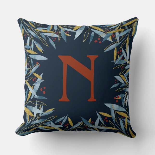 Almofada Quadro das filiais de inverno personalizadas (Frente)