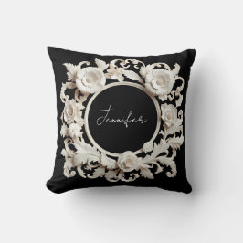 Almofada quadro de flor de papel personalizado