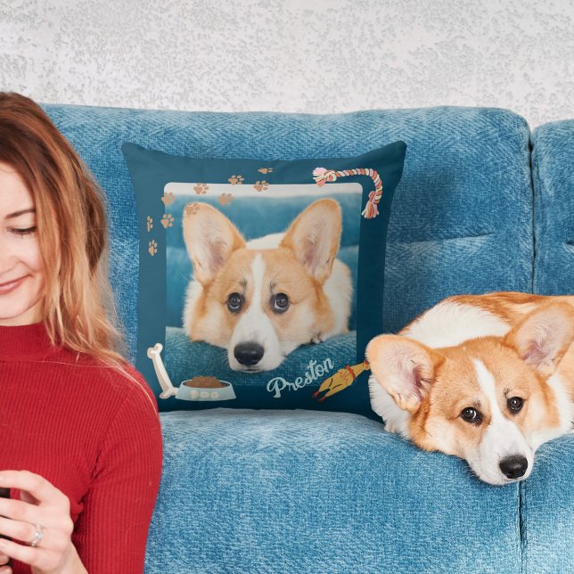 Almofada Quadro de Fotografias de Acessórios para Cães (Criador carregado)