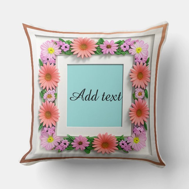 Almofada Quadro Decorativo da Flor (Frente)