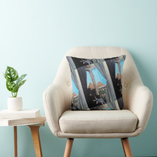 Almofada Quadro do Hotel Pyramisa por Alfred Fox