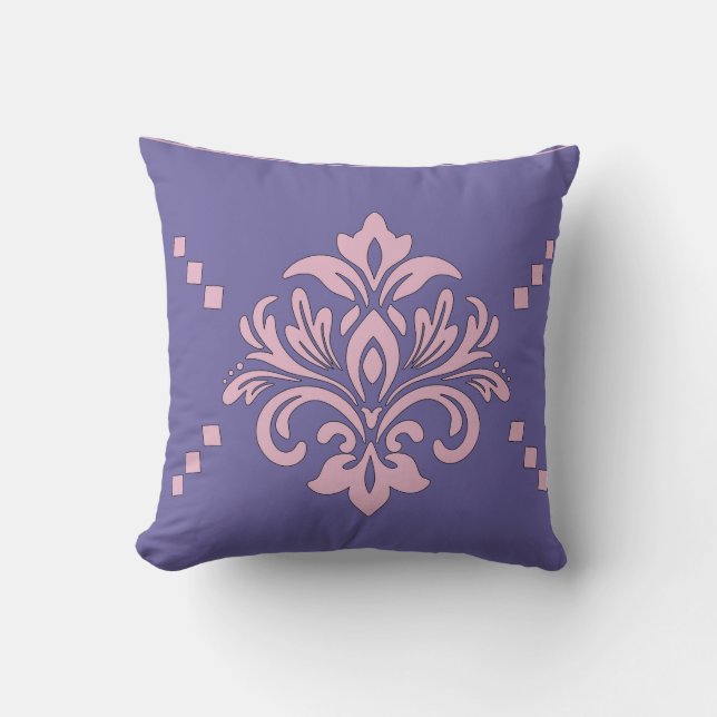 Almofada Quadro Floral do Damask (Frente)