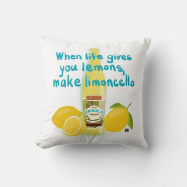 Almofada Quando a Vida Lhe Dá Limões - Faça Limoncello