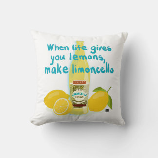 Almofada Quando a Vida Lhe Dá Limões - Faça Limoncello