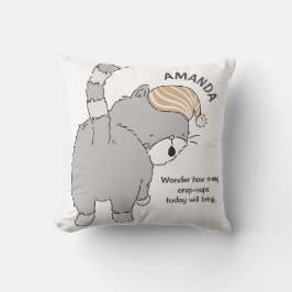 Almofada Quantas Noites De Maldito Hoje Trarão Gato?