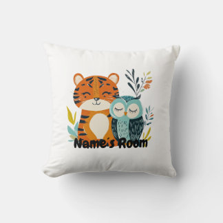 Almofada Quarto Infantil Personalizado com Design de Tigre 