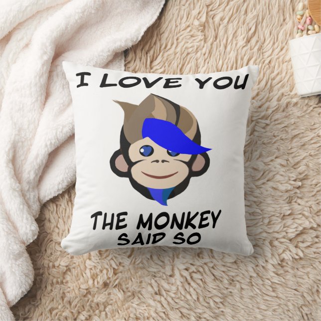 Almofada Quarto-macaco, quarto de crianças adoráveis (Cobertor)