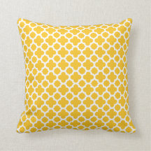 Quatrefoil marroquino padrão Amarelo sunshine