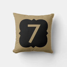 Almofada Quatrefoil: Número 7