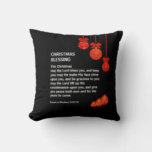 Almofada QUE O SENHOR TE ABENÇOE, NÚMEROS 6 DE Natal