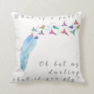 Almofada Que se eu caio o que você voa o travesseiro da
