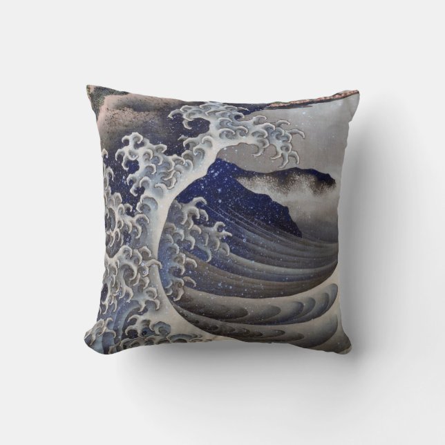 Almofada Quebrando Ondas, Hokusai (Frente)