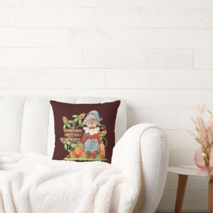 Almofada Queda Espantalho travesseiro decorativo sazonal