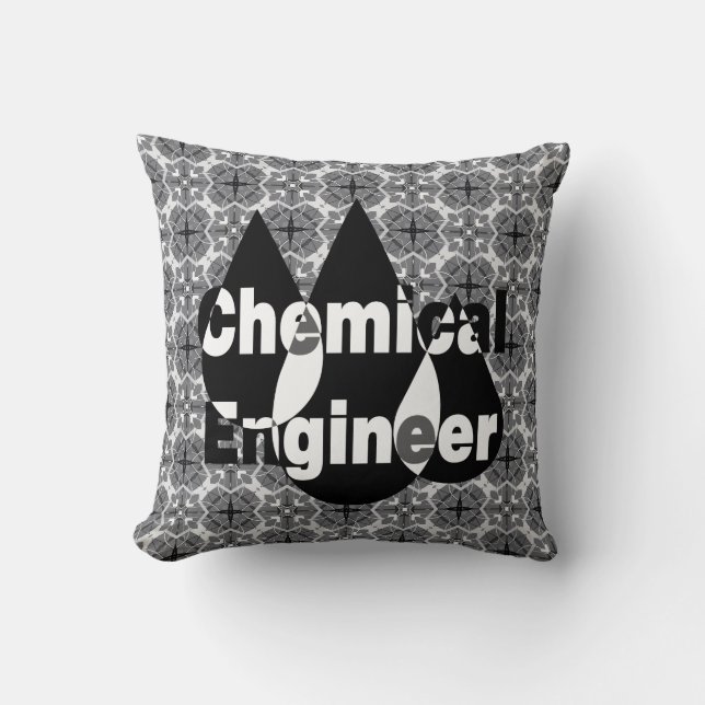 Almofada Quedas de Engenheiros Químicos (Frente)