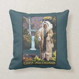 Almofada Quedas de Multnomah, OregonChief Multnomah