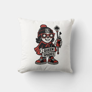 Almofada Queen of Spades Street Mascot — Pro Grind Edition