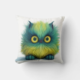 Almofada Quem Eu? Criatura do felpudo 2 Imagens Diferentes