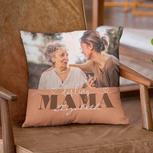 Almofada Querido Mama Fotografia para a mãe