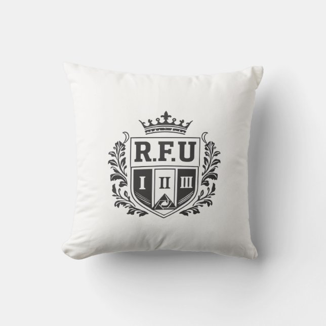 Almofada R.F.U Crown Crest Throw Pillow (Frente)