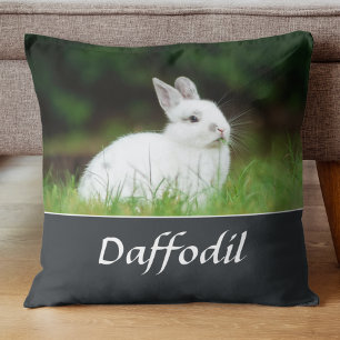 Almofada Rabbit Perda de Memorial Keepsasael - Foto Pet Per