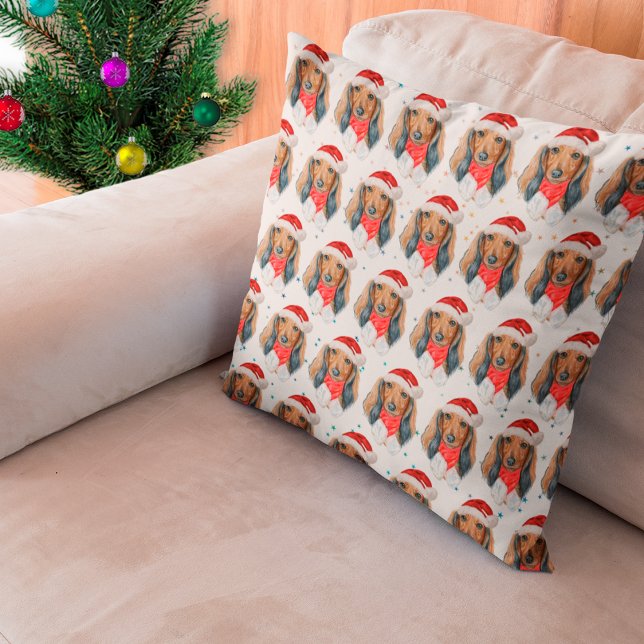 Almofada Raça de cachorro Dachshund Natal (Criador carregado)