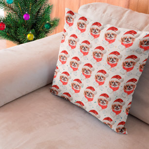 Almofada Raça de Cão Japanese Chin Estrelas de Natal