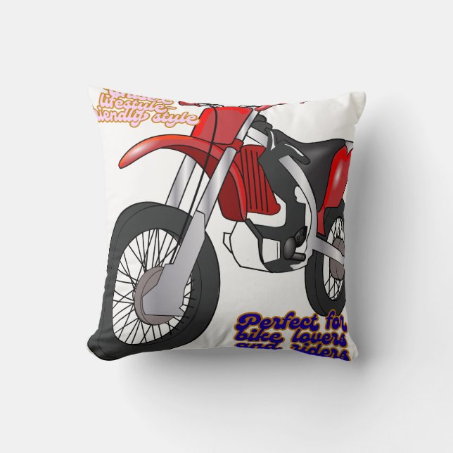 Almofada Racing Dirt Bike Art (Frente)