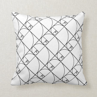 Almofada Rácio de ouros Fibre Channel - arte matemática úni