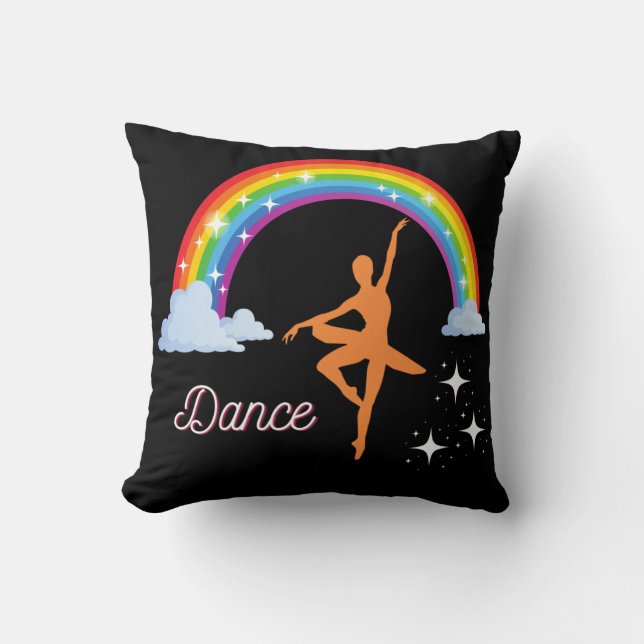 Almofada Rainbow Ballerina Dance (Frente)