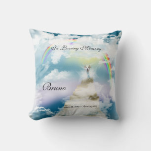 Almofada Rainbow Bridge Pet Dog Memorial
