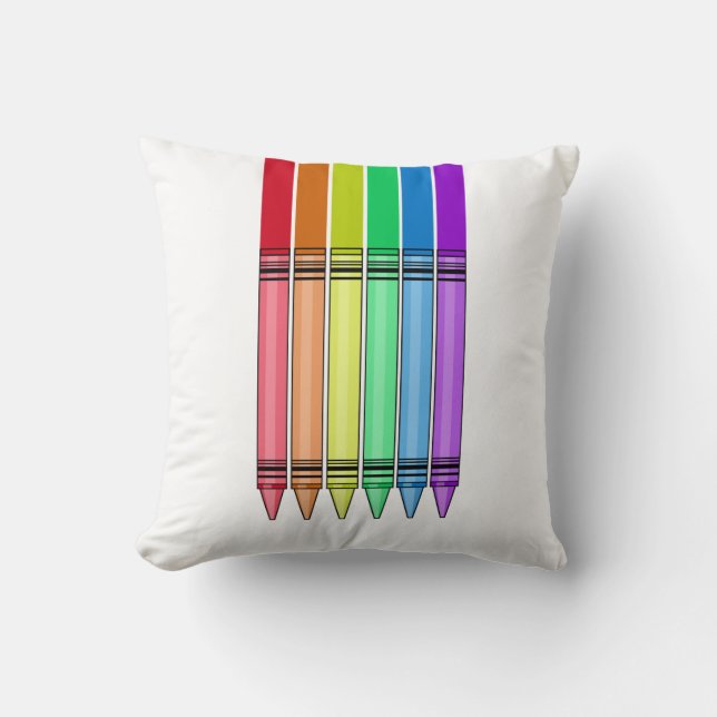 Almofada Rainbow Crayon (Frente)