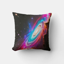 Almofada Rainbow Fantasy Black Hole Galaxy