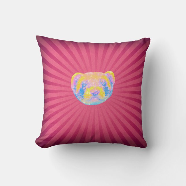 Almofada Rainbow Ferret (Frente)