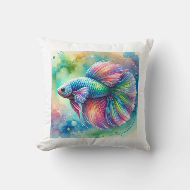 Almofada Rainbow Fish 040924AREF114 - Watercolor (Frente)