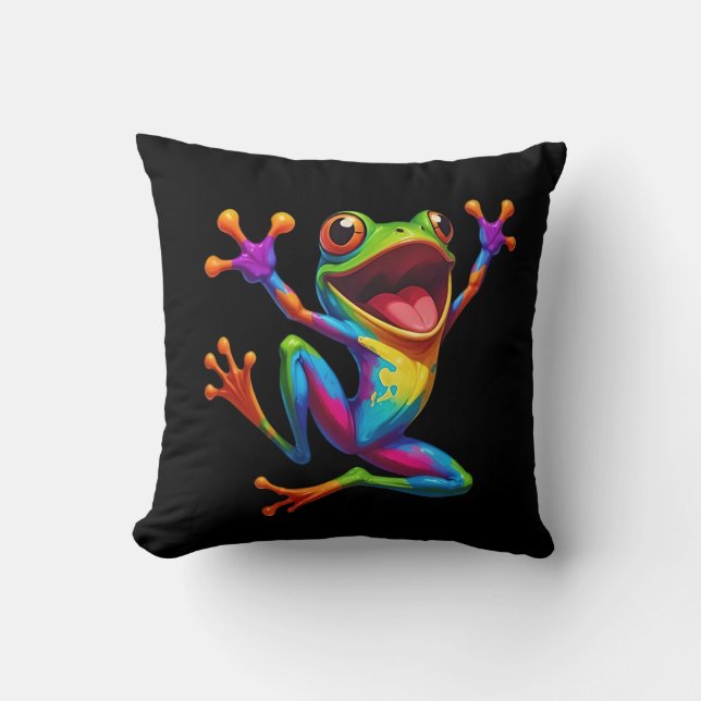 Almofada Rainbow Frog  (Frente)