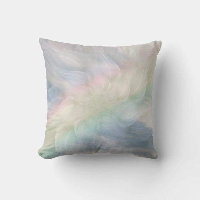 Almofada Rainbow Pastel Floral Mandala design (Frente)