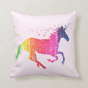 Almofada Rainbow Pink Unicorn
