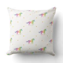 Rainbow Unicorns e Dourado padrão de estrelas